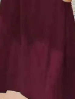 Best Women's Long Dress Maxi Dress Linen-Inspired Dresses Cotton Linen Dress Hawaiian Regular Fit Solid Color Long Sleeve Crew Neck claret Beige Summer Spring Women Dresses