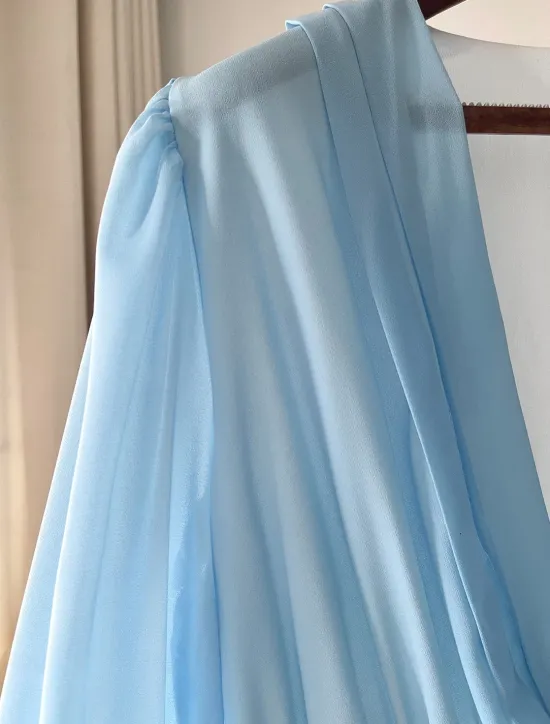 Women's Long Dress Maxi Dress Casual Dress Floral Dress Elegant Fashion Romantic Outdoor Holiday Date Regular Fit Flower Long Sleeve V Neck White Blue Summer Spring Women Floral Dresses