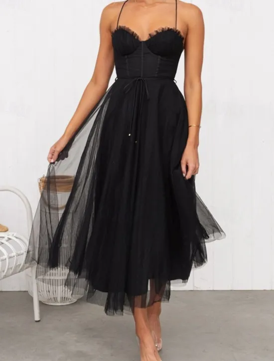 Discount Women's Long Dress Maxi Dress Casual Dress Cocktail Dress Wedding Guest Dress Chiffon Dress Fashion Outdoor Party Holiday Regular Fit Plain Sleeveless V Neck Black Pink Brown Summer Women Cocktail Dress