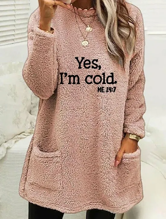 Best Women's Loungewear Top Letter Casual Comfort Home Street Bed Polar Fleece Warm Breathable Crew Neck Long Sleeve Pullover Pant Pocket Fall Winter Home Outfits Women Hoodies & Sweatshirts