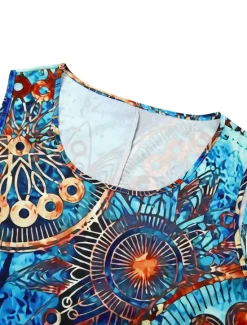 Discount Women's Maxi Dress Casual Dress T Shirt Dress Tee Dress Sundress Basic Outdoor Vacation Party Regular Fit Floral Short Sleeve Crew Neck Red Blue Green Summer Spring Women Sundresses