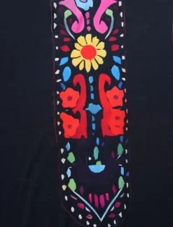 Women's Maxi Dress Casual Dress Vintage Vacation Regular Fit Floral Short Sleeve Crew Neck Black Yellow Khaki Summer Women Vacation Dresses