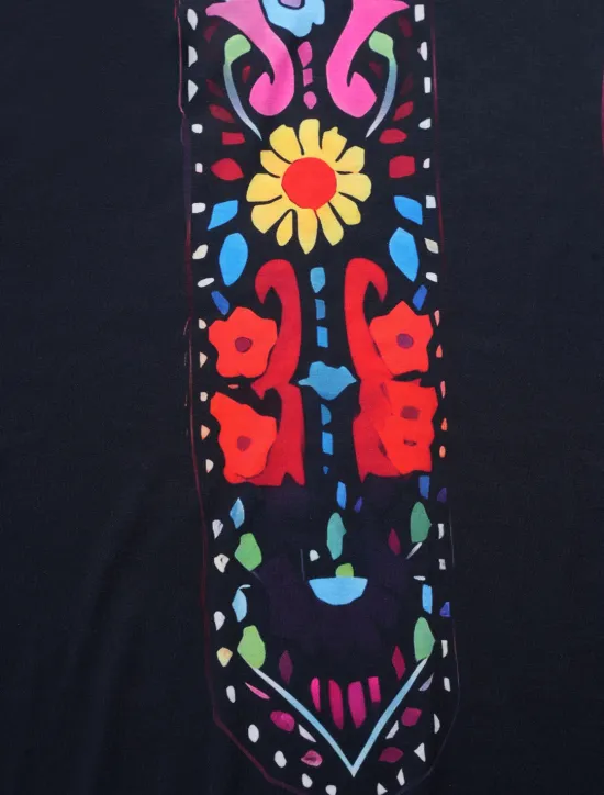 Women's Maxi Dress Casual Dress Vintage Vacation Regular Fit Floral Short Sleeve Crew Neck Black Yellow Khaki Summer Women Vacation Dresses