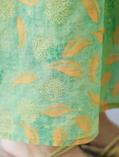 Online Women's Maxi Dress Cotton Linen Dresses Casual Dress Swing Dress Cotton Maxi Dress Basic Casual Vacation Daily Regular Fit Floral Short Sleeve Crew Neck Summer Women Dresses|Spring Dresses