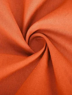 Women's Maxi Dress Linen-Inspired Dresses Elegant Vintage Stylish Vacation Daily Date Loose Fit Plain Long Sleeve Shirt Collar White Orange Spring Fall Women Dresses