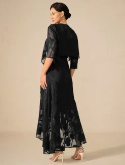 Discount Women's Maxi Dress Ruffle Dress Elegant Wedding Wedding Guest Evening Party Floral Sleeveless U Neck Summer Spring Women Cocktail Dress