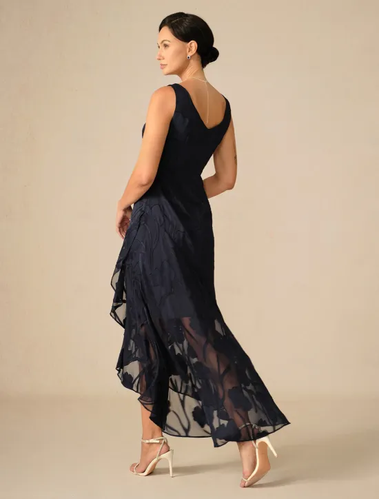 Clearance Women's Maxi Dress Ruffle Dress Elegant Wedding Wedding Guest Evening Party Floral Sleeveless U Neck Summer Spring Women Cocktail Dress