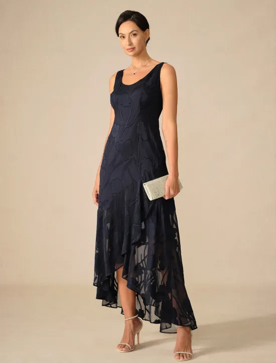 Clearance Women's Maxi Dress Ruffle Dress Elegant Wedding Wedding Guest Evening Party Floral Sleeveless U Neck Summer Spring Women Cocktail Dress