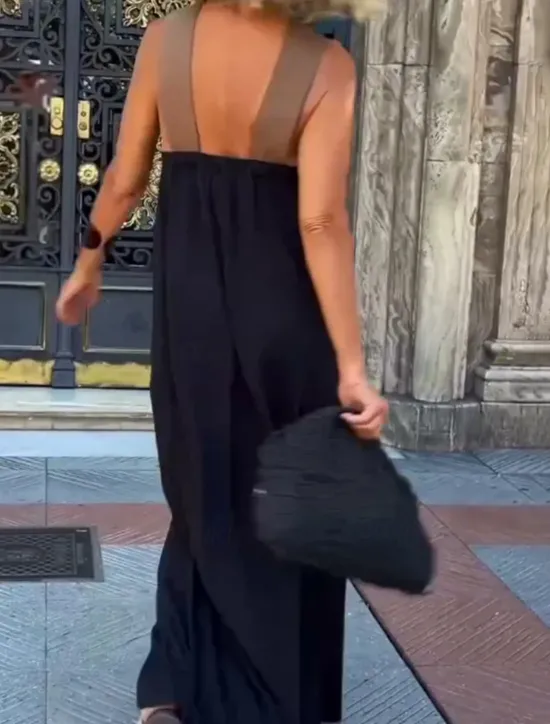 Sale Women's Maxi Dress Summer Dress Casual Daily Regular Fit Graphic Sleeveless Halter Neck Black White Wine Fuchsia Summer Women Sundresses