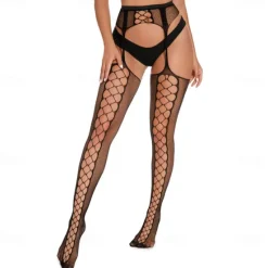 New Women's Mesh Erotic Sexy Bodies Nightwear - Acrylic Solid Colored Sexy Lingerie Set Home Outfits Women Lingerie