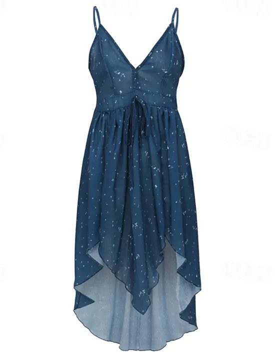 Clearance Women's Midi Dress Boho Dress Western Dress Fashion Classic Modern Vacation Daily Going out Regular Fit Plain Sleeveless V Neck Summer Women Floral Dresses