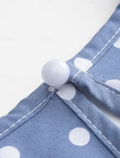 Hot Women's Midi Dress Casual Dress Tank Dress Stylish Casual Vacation Daily Regular Fit Polka Dot Sleeveless Crew Neck Yellow Sky Blue Green Spring Fall Women Sundresses