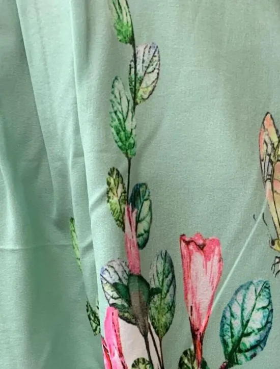 Hot Women's Midi Dress Casual Dress Floral Ruched Pocket Crew Neck Basic Classic Daily Short Sleeve Summer Spring Women T Shirt Dresses