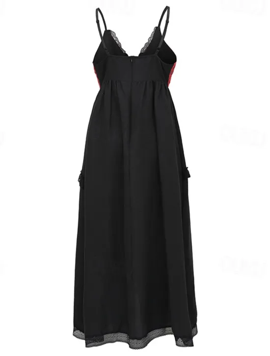 New Women's Midi Dress Casual Dress Summer Dress Boho Dress Western Dress Vintage Vacation Daily Going out Regular Fit Floral Sleeveless V Neck Summer Women Floral Dresses