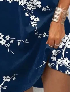 Clearance Women's Midi Dress T Shirt Dress Tee Dress Sundress Summer Dress Midi Dress Bohemia Sexy Boho Vacation Party Holiday Regular Fit Floral Short Sleeve Sweetheart Summer Spring Women T Shirt Dresses