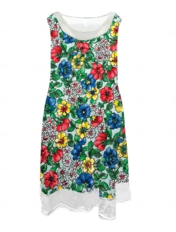 Sale Women's Midi Dress Tank Dress Fashion Classic Outdoor Daily Weekend Regular Fit Floral Graphic Sleeveless Crew Neck Summer Spring Fall Women Floral Dresses
