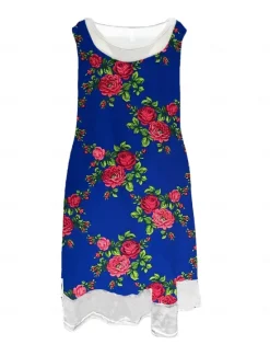 Discount Women's Midi Dress Tank Dress Fashion Classic Outdoor Daily Weekend Regular Fit Graphic Sleeveless Crew Neck Summer Spring Fall Women Floral Dresses