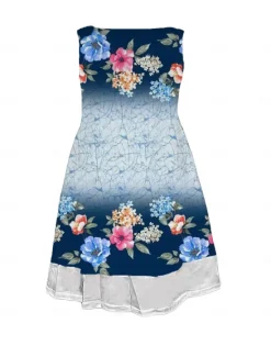 Best Women's Midi Dress Tank Dress Fashion Classic Outdoor Daily Weekend Regular Fit Graphic Color Gradient Sleeveless Crew Neck Spring Fall Women Floral Dresses