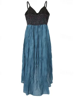New Women's Midi Dress Vintage Dress Summer Dress Slip Dress Western Dress Fashion Classic Modern Vacation Daily Going out Regular Fit Flower Sleeveless Spaghetti Strap Summer Women Floral Dresses