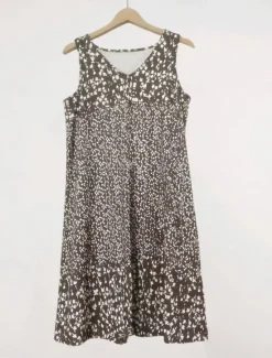 Women's Mini Dress A Line Dress Casual Dress Petite Dress Shift Dress Fashion Basic Classic Outdoor Vacation Party Regular Fit Floral Ditsy Floral Sleeveless V Neck Blue Brown Green Summer Women Sundresses