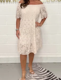 Best Women's Mini Dress Casual Dress Plain Dress Elegant Casual Sports & Outdoor Holiday Regular Fit Plain Long Sleeve Off Shoulder White Pink Apricot Fall Winter Women White Dresses