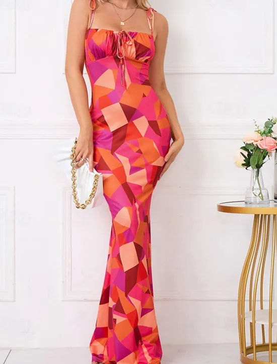 Online Women's Mini Dress Casual Dress Maxi Dress Floral Dress Summer Dress Stylish Casual Sleeveless Vacation Daily Date Regular Fit Floral Sleeveless Spaghetti Strap Blush Pink Pink Red Summer Spring Women Floral Dresses|Spring Dresses