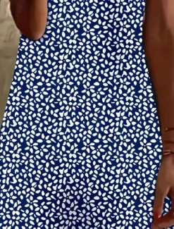 Best Women's Mini Dress Casual Dress Elegant Stylish Casual Vacation Daily Regular Fit Floral Ditsy Floral Short Sleeve Crew Neck Summer Women T Shirt Dresses