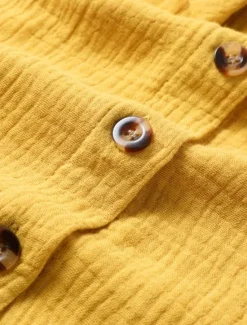 Outlet Women's Mini Dress Cotton Linen Dresses Shirt Dress Winter Dress Casual Vacation Regular Fit Plain Short Sleeve V Neck Black White Yellow Blue Summer Women Dresses