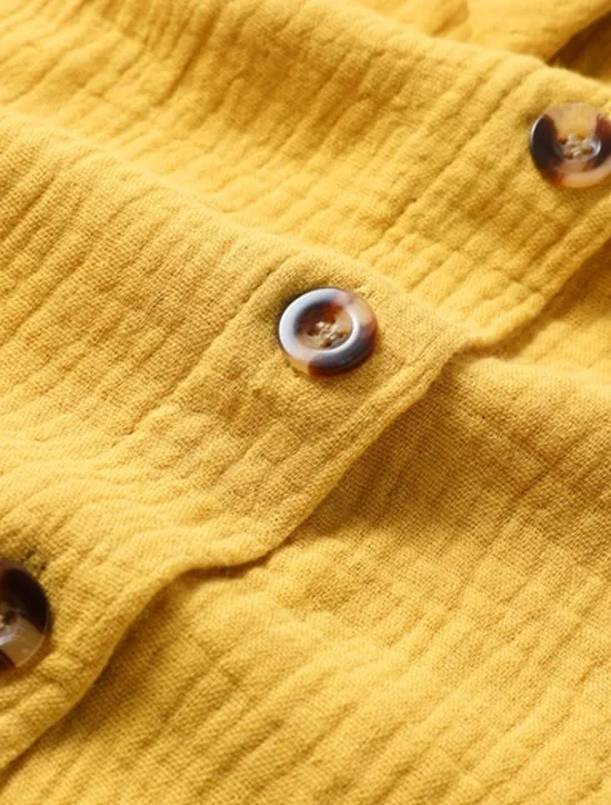 Outlet Women's Mini Dress Cotton Linen Dresses Shirt Dress Winter Dress Casual Vacation Regular Fit Plain Short Sleeve V Neck Black White Yellow Blue Summer Women Dresses