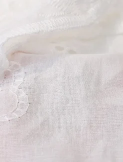 Sale Women's Mini Dress Lace Dress Casual Dress Summer Dress Boho Dress Stylish Casual Vacation Daily Date Regular Fit Plain Short Sleeve Crew Neck Summer Women White Dresses