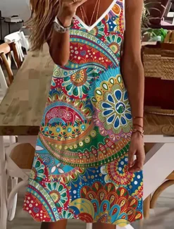 Discount Women's Mini Dress Petite Dress Casual Dress Mini Dress Petite Dress Sundress Summer Dress Stylish Sexy Casual Outdoor Vacation Daily Regular Fit Color Gradient Sleeveless V Neck Black And White Women Sundresses