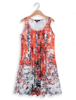 Discount Women's Mini Dress Petite Dress T Shirt Dress Tee Dress Shift Dress Tank Dress Bohemia Stylish Sexy Vacation Casual Beach Regular Fit Floral Sleeveless U Neck Colourful Light Purple Purple Women Sundresses