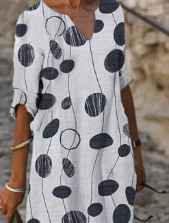 Online Women's Mini Dress Petite Dress T Shirt Dress Tee Dress Shift Dress Summer Dress Active Vintage Fashion Outdoor Vacation Work Regular Fit Floral Half Sleeve V Neck Pink Navy Blue Blue Gray Women T Shirt Dresses