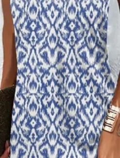 Best Women's Mini Dress Petite Dress Sundress Summer Dress Halter Dress Casual Vacation Daily Cocktail Party Regular Fit Print Sleeveless Halter Neck Strapless Summer Spring Women T Shirt Dresses