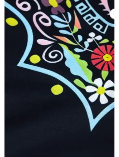 Women's Mini Dress Petite Dress T Shirt Dress Tee Dress Sundress Summer Dress Fashion Modern Mature Outdoor Vacation Casual Regular Fit Floral Sleeveless Split Neck Yellow Purple Summer Women Spring Dresses|T Shirt Dresses