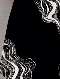 Best Women's Mini Dress Petite Dress Sundress A Line Dress Tank Dress Vintage Stylish Casual Vacation Daily Holiday Loose Fit Abstract Sleeveless Crew Neck Black White Summer Spring Women Sundresses