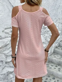 Discount Women's Mini Dress Summer Dress Solid Color Slip Dress Casual Daily Regular Fit Graphic Short Sleeve Strap Black White Pink Navy Blue Summer Women Sundresses