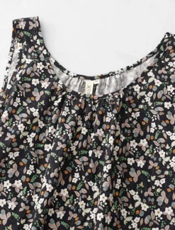 New Women's Mini Dress Summer Dress Bodycon Dress Casual Daily Regular Fit Floral Graphic Sleeveless U Neck Black Beige Summer Women Sundresses|Dresses