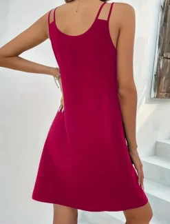 Clearance Women's Mini Dress T Shirt Dress Tee Dress Shift Dress Slip Dress Casual Vacation Casual Daily Regular Fit Graphic Sleeveless V Neck Black Pink Dusty Rose Light Purple Summer Women Sundresses