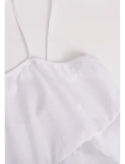 New Women's Mini Dress White Dress Graduation Dress Slip Dress Fashion Outdoor Birthday Graduation Regular Fit Plain Sleeveless Spaghetti Strap White Pink Blue Summer Women White Dresses