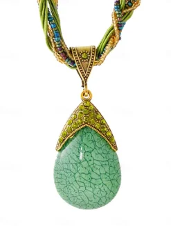 Discount Women's necklace Archaistic Outdoor Geometry Necklaces Women Trendy Jewelry