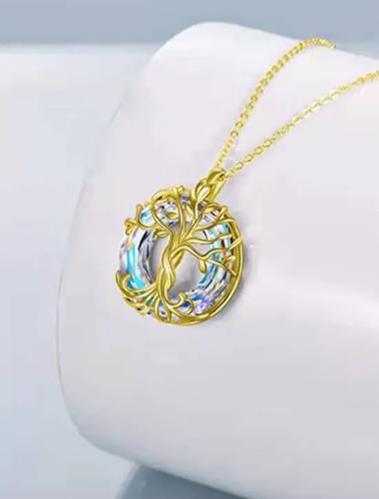 Online Women's necklace Chic & Modern Street Tree Necklaces / Gold / Silver / Fall / Winter / Spring Women Trendy Jewelry
