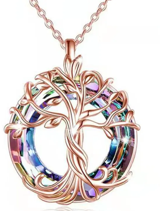 Online Women's necklace Chic & Modern Street Tree Necklaces / Gold / Silver / Fall / Winter / Spring Women Trendy Jewelry