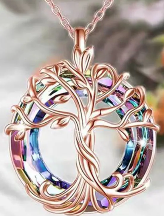 Online Women's necklace Chic & Modern Street Tree Necklaces / Gold / Silver / Fall / Winter / Spring Women Trendy Jewelry