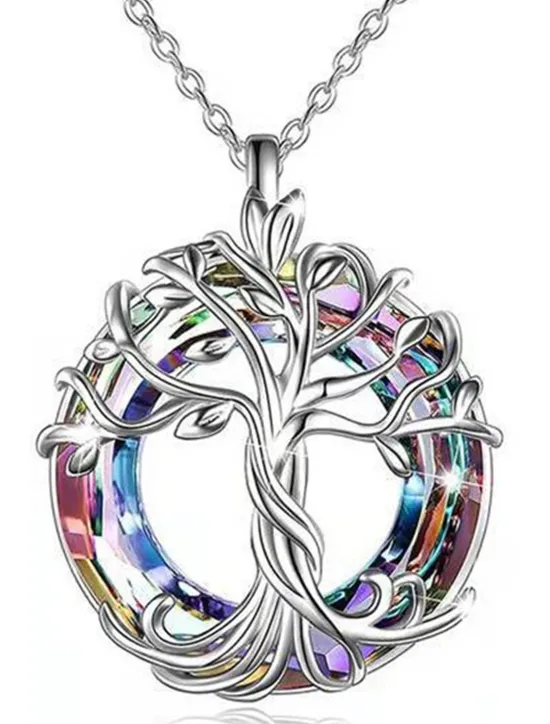 Online Women's necklace Chic & Modern Street Tree Necklaces / Gold / Silver / Fall / Winter / Spring Women Trendy Jewelry