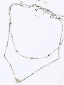Hot Women's necklace Chic & Modern Fashion Street / Multilayer Layered Heart Choker Necklaces/ Dailywear / Spring / Summer / Fall / Winter Women Trendy Jewelry
