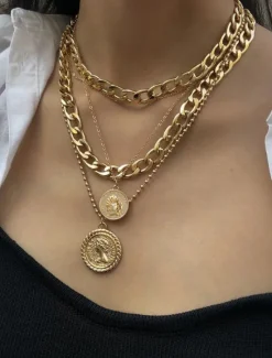 New Women's necklace Elegant Street Geometry Necklaces Women Trendy Jewelry