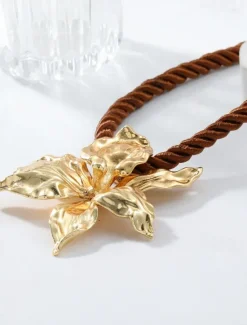 Sale Women's necklace Elegant Street Floral Necklaces Women Trendy Jewelry