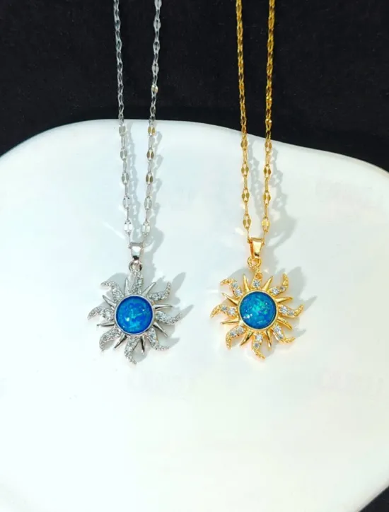 Discount Women's necklace Elegant Street Floral Necklaces Women Trendy Jewelry