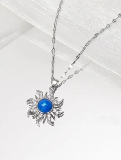 Discount Women's necklace Elegant Street Floral Necklaces Women Trendy Jewelry